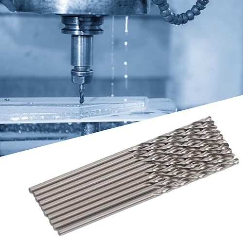 10 Punte Elicoidali da 1,45 Mm in Acciaio Ad Alta velocità per la Creazione di Gioielli, Custodia in Plastica Inclusa - Honorern