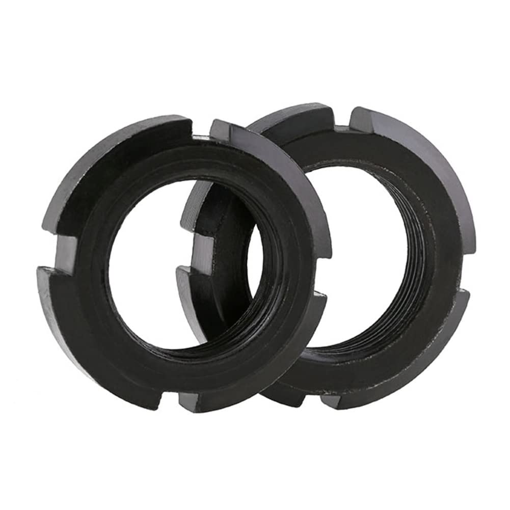 CONPHERON Dado Tondo Fissaggio Quattro Fessure Scanalato Rotondo Dado, M16x1.5mm, 5 pcs - Honorern