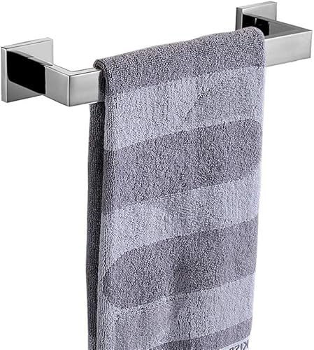 Flybath Portasciugamani da Parete singolo SUS 304 acciaio inossidabile lucido porta asciugamani da bagno mensola a parete, 40 cm / 15,7 pollici - Honorern