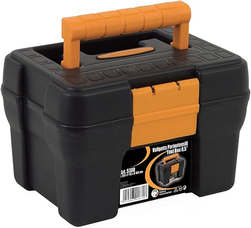 SRL 5300 Valigetta Portautensili, 22 x 17.5 x 15 cm, Nero/Giallo - Honorern