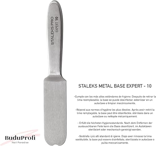 STALEKS PRO Expert 10 Base raspa di metallo per file adesivi monouso MBE-10 - Honorern