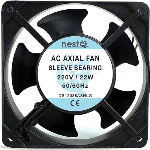 Ventola aspirante da bagno, 220-240 V AC – Silenzioso per fumo, camere frigorifere, camini, computer, ascensori e macchine per avpiste nestQ - Honorern