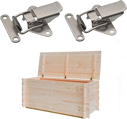 Chiusura A Leva per Tavoli Bauli Ante Fai da Te - Kit 2 o 10 (Kit 2pz) - Honorern