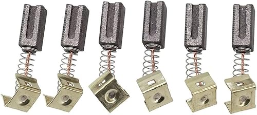 Spazzole di ricambio in carbonio per utensili elettrici, set da 6 pezzi, adatto per smerigliatrici angolari B&D, tra cui CD105 e KG900 - Honorern