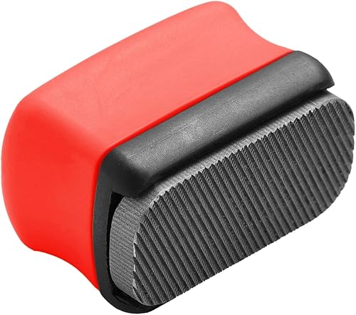 Denibbing - Lima per vernice, per rimuovere rapidamente le imperfezioni della vernice, mini lama a due lati per riparare la vernice ritenuta, macchie su auto, tavole da disegno (rosso) - Honorern