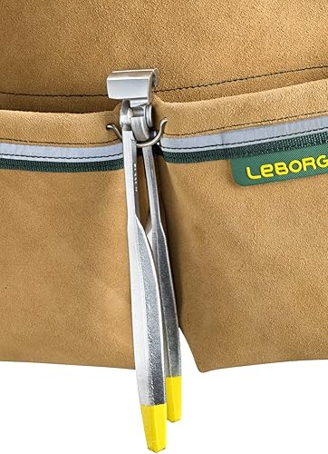 BIPOCHE LEBORGNE CROUTE DE CUIR + PORTE TENAILLE + BANDE RÉFLÉCHISSANTE BATIPRO BP050B POUR MAÇONS/COFFREURS- 492050 - Honorern