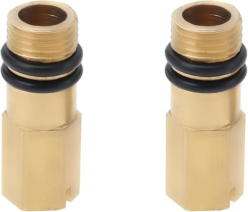 Confezione da 2 tappi di ingresso per acqua calda e fredda da 10 mm per conversione rubinetto Blocco rubinetto acqua fredda a foro singolo per rubinetti misti da cucina e bagno Testa di tenuta - Honorern