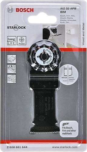 Bosch Professional 5x Lama per tagli dal pieno AIZ 32 APB (per legno e nel metallo, 50 x 32 mm, accessori utensili multifunzione) - Honorern