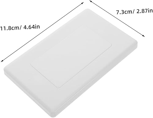 4 Pezzi Copriforo Per Parete Copriforo Per Soffitto Copripresa Elettrica Piastre Di Copertura Per Piastra Elettrica Copripresa Piastra Di Chiusura Copertura Per Pannello Elettrico - Honorern