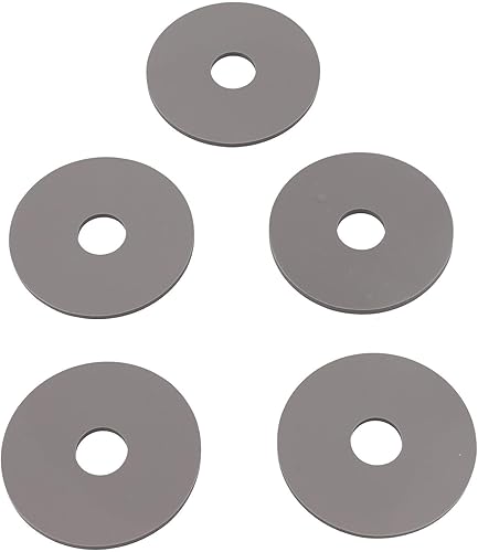 Confezione da 5 guarnizioni in gomma per valvole di scarico Roca Dual Flush WC – AH0007100R, nero, set di rondelle di tenuta per un funzionamento efficiente - Honorern