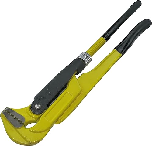 Chiave svedese per tubo 1'' a 90° 325mm in profilo doppia ''T'' - chiave per tubi idraulici - strumento idraulico - chiave giratubi - DIN 5234 - in acciaio/CR-V/ - C51139 - Honorern