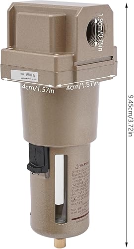 Filtro aria compressa da 3/4', 5000 litri al minuto separazione acqua-olio, separatore aria compressore olio-acqua - Honorern