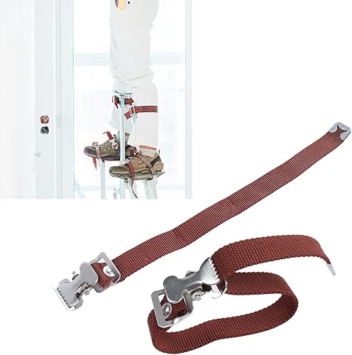 2 Pezzi Cinghie per Trampolieri in Cartongesso, Cinghie per Gambe con Misura Regolabile, Parte di Ricambio per Trampoli, Kit di Cinghie per Piedi Regolabili in Cartongesso - Honorern