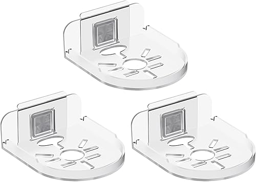 Confezione Da 3 Staffe Di Sorveglianza, Strumenti Di Montaggio Di Sorveglianza, Mensole A Muro, Staffe Autoadesive, Accessori Di Sorveglianza - Honorern