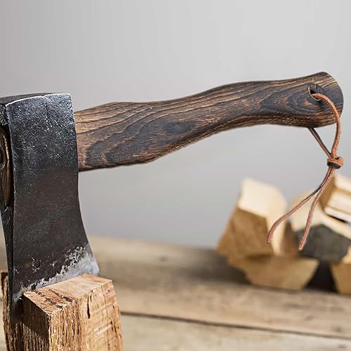 Manico di Ricambio per Accetta - Corto, Ergonomico, in Legno per Ascia d'Accetta - Honorern