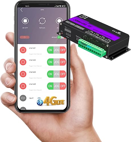 Modulo di controllo intelligente GSM wireless 4G SM4-WLTE Full Netcom 4G Telecomando 4G Telefono Allarme SMS Connessione ingresso Pompa acqua anteriore e posteriore Interruttore intelligente - Honorern