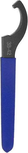 Chiave a Gancio C Chiave 38-42 Dado Shock Wrench Mandrino in Acciaio Dado con Impugnatura Antiscivolo Blu per Serraggio Tornio - Honorern