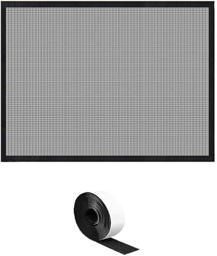 Reykentu Copertura in rete per Camino Copricamino, in PVC, a prova di animali domestici, con ganci e Protezione Bambini, 114 cm, durevole, facile da installare - Honorern