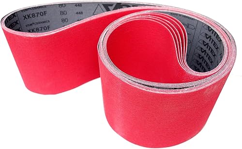 VSM XK870F - Nastro abrasivo, 150 x 2000 mm, 5 pezzi, grana P100 - Honorern