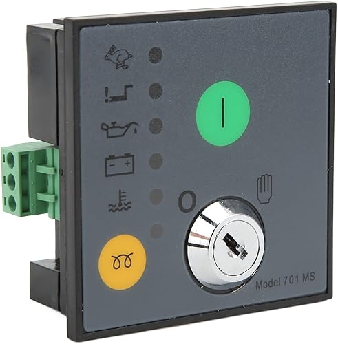 701K‑MS Modulo di controllo del generatore diesel con avviamento manuale Pannello di controllo automatico del motore a distanza con portachiavi - Honorern