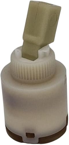 Schläfer 480020 | Cartuccia Miscelatore 25mm ? Ricambio Ceramico Bassa con 2 Piedini e Leva in Plastica per Rubinetti Monocomando Cucina, Bagno, Doccia, Bidet, Vasca - Honorern