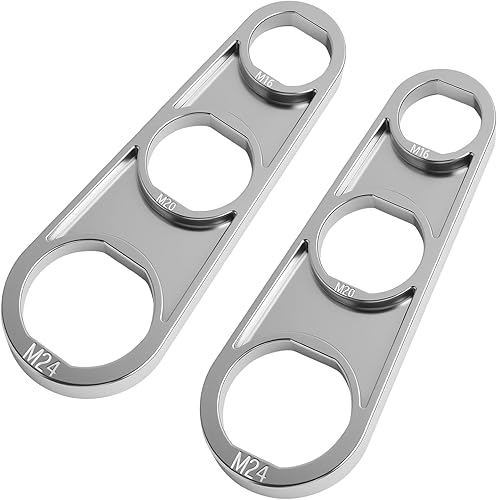 2 PCS Chiave di Servizi, Chiave Rompigetto Rubinetto, Chiave per Aeratore di Rubinetto in Acciaio Inossidabile, Chiave per Filtro Rubinetto, Strumento Efficiente per la Regolazione del Flusso d'Acqua - Honorern