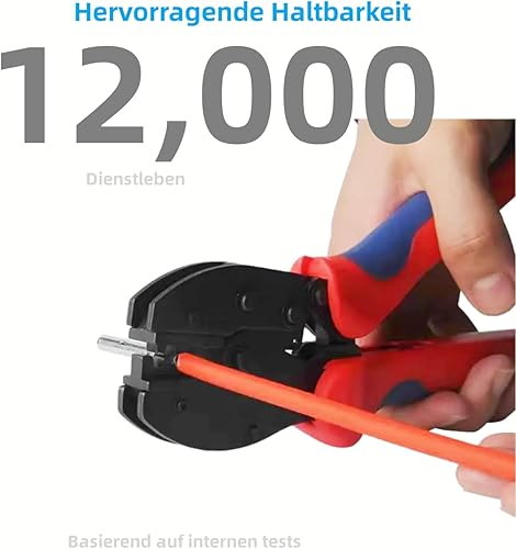 JEYUNVNI Pinza Crimpatrice Solare, per 2.5/4.0/6.0mm² Cavo PV a Pannello Solare (MC-4) - Honorern