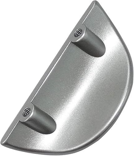 Adour - Set di maniglie in metallo, per cassetti, porte, mobili, armadi, 32 mm, colore: argento opaco, 10 pz. - Honorern