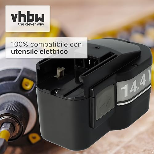 NiMH Batteria 3300mAh (14.4V) compatibile con Utensile Elettrico Geberit ACO 201 sostituisce 48-11-1000, 0511-21, ecc. - Honorern