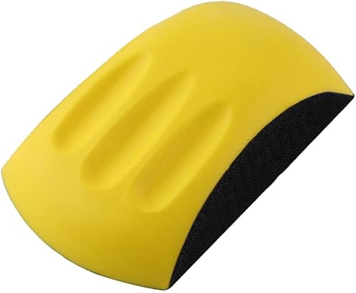 Blocco di levigatura a mano 5 '' 6 '' Hook & Loop disco di carta vetrata lucidatura pad per mobili in legno casa artigianato rettifica - Honorern