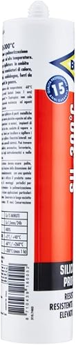 SILICONE ALTA TEMPERATURA ROSSO ml.300 BOSTIK [BOSTIK ] - Honorern