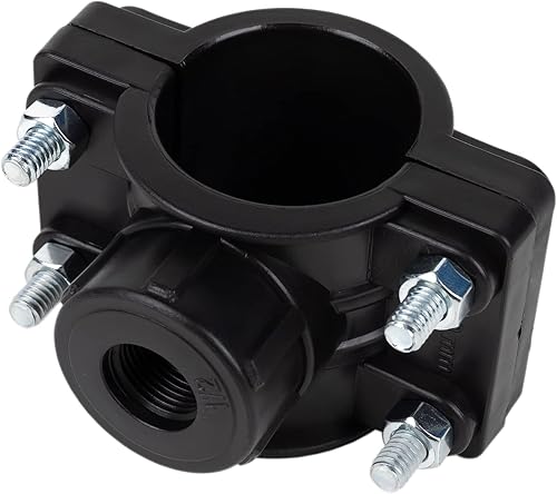 Cofan Collare di presa semplice | Diametro 50 mm x 1/2' di filettatura | Confezione da 2 pezzi - Honorern