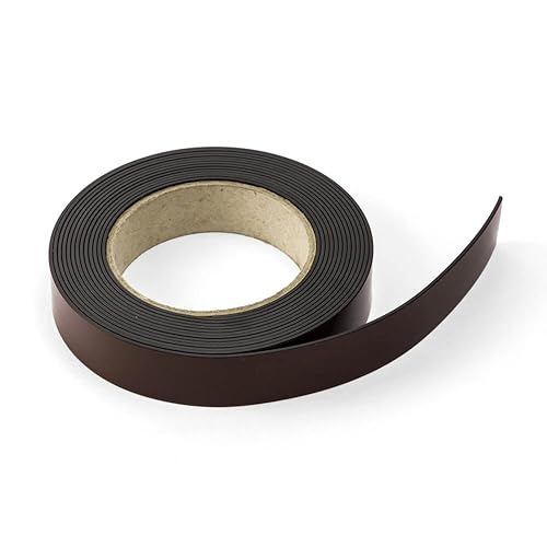 Magflex® Flexible Magnetic Tape Con Autoadesivo Premium Progettato Per Fornire Una Forte Presa Sulle Superfici A Base Di Metallo Magnetico - Polarità A - 25,4mm Di Larghezza - 5 M Di Lunghezza - Honorern