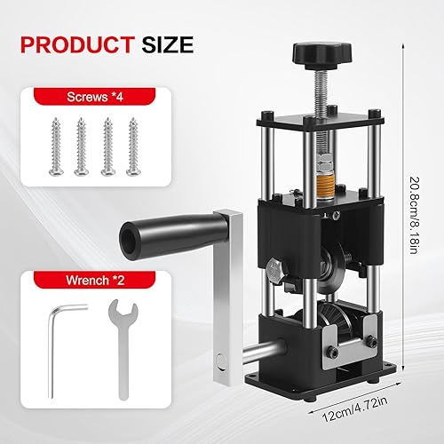 Spelacavi Manuale per Cavo in Rame da 1 mm-25 mm, Spellacavi Elettrici Alimentata a Manovella o Trapano, Pinza Spelafili per Cablaggio Riciclaggio Dei Fili Di Scarto - Honorern