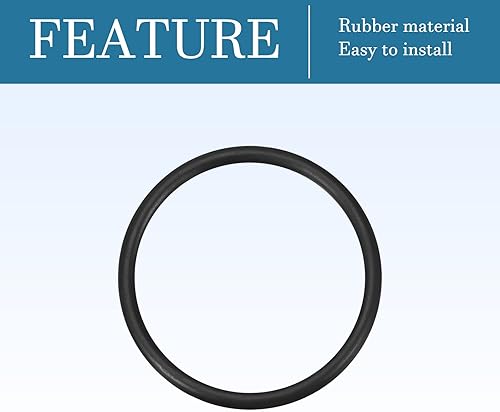 43mm x 37mm x 3mm Nitrile Gomma O-Rings x 10pz Rotondo Guarnizione Rondella per Rubinetto Idraulica Riparazione Sigillatura Connessione [Nero] - Honorern