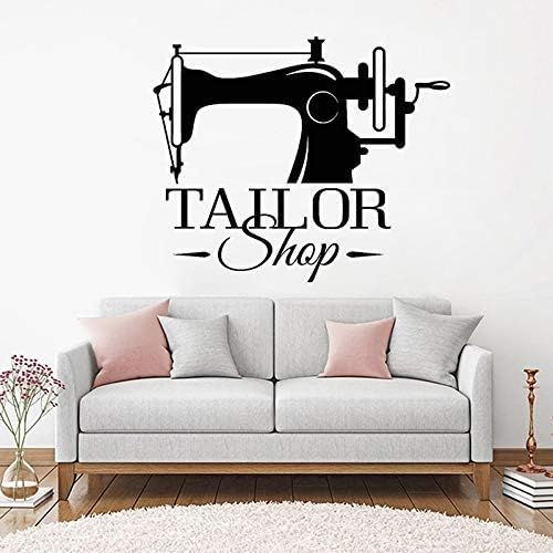 Adesivi Murali In Vinile Sartoria Cucito Fashion Design Adesivi Murali Su Misura Per Sartoria Decorazione Design Carta Da Parati 42X35Cm - Honorern