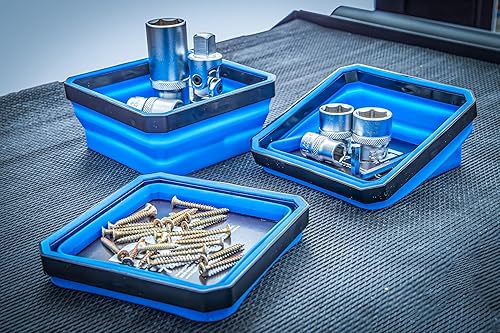 BGS 74502 - Set di coperture magnetiche in silicone, pieghevole, 115 x 115 x 50 mm, 4 pezzi - Honorern