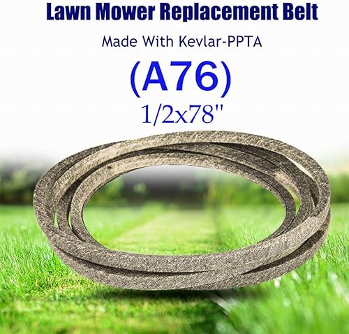 532131264 6109004213 Cinghia di Ricambio in Kevlar del Piatto di Taglio del Tosaerba per Cub Cadet/MTD754-04165, 954-04165 (1/2x78) (A76) - Honorern