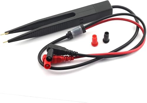 Precision SMD Chip Sonda di Prova per componenti LCR Bridge Strumento per Test di induttanza/capacità/Resistenza Multimetro Pinzette per Cavi Tester per induttori - Honorern