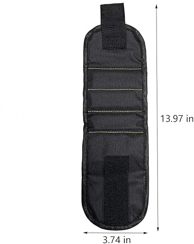 Magneti Robusti Braccialetto Magnetico,Bracciale Magnetico Per Il Fai Da Te,Attrezzi Magnetici Uomo,Regali Per Lui Originali Carpentiere,Bracciale Utensil Chiodi Regali,Regalo Per Marito,Kiuiom - Honorern