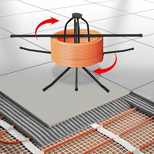 Avvolgitubo per riscaldamento a pavimento, portata massima 200 kg, per tubo PEX, PERT, PE - Honorern