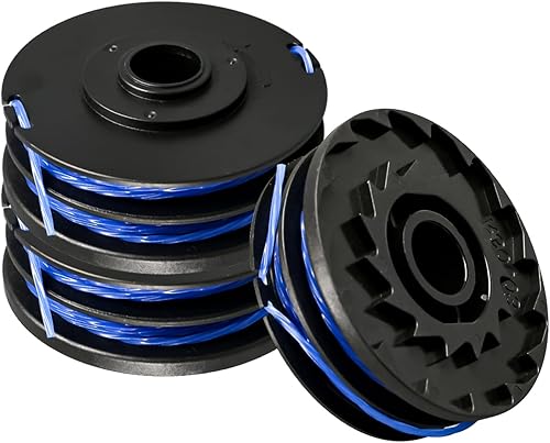 Rocchetti di filo di ricambio RAC123 per Ryobi RAC123 5132002671, bobina compatibile con tagliaerba Ryobi RLT4027, RLT4125, RLT5027, RLT5127, RLT6030, RLT6130 (3 bobine) - Honorern