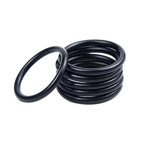 50 O-ring NBR neri, diametro interno 17 mm, diametro esterno 22 mm, spessore 2,5 mm, strumento di tenuta per pompe/valvole/tubazioni,22x17x2.5mm - Honorern