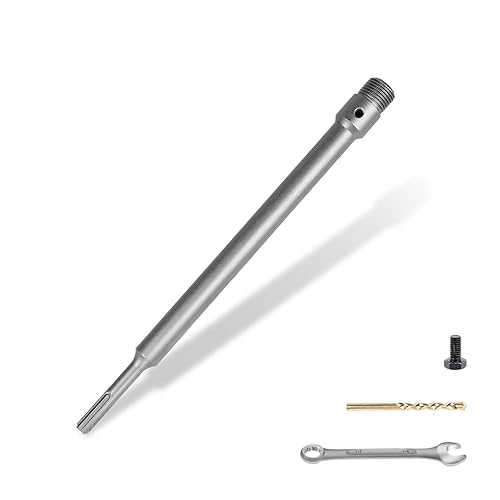 400mm Prolunga/Adattatore SDS Plus con Trapano Pilota, M22 Filettatura Asta di Prolunga per Punta, Punta da 400mm SDS Plus Codolo (Passo di filettatura fine 2 mm) - Honorern