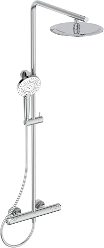 Ideal Standard ceratherm T50 Flex Colonna doccia con termostatico esterno, Cromato - Honorern