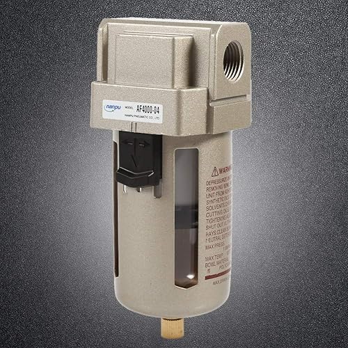 Regolatore del compressore d'Aria, 1 Pezzo Resistente 1/2 '' Compressore di umidità dell'Acqua Separatore separatore Accessori del regolatore Filtro dell'Aria del compressore del - Honorern