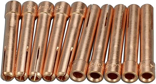 RIVERWELD Collette TIG 2,4 mm Fit orifizio QQ150A TIG Torcia Parti di torcia Creabile 10PK - Honorern