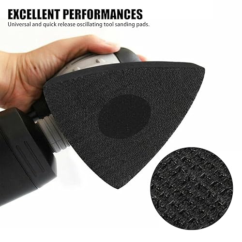 Smerigliatrice a delta, multiuso, accessorio per carta vetrata fine, per Bosch Parkside Ryobi Worx Workzone, 4 pezzi (90 mm) - Honorern