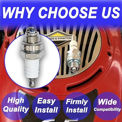 Candela L7T BPMR7A Sostituisce BPM7A BM6A RCJ6Y RCJ7Y WSR5F WS8E CJ7Y CJ8Y WS5F WS6F, per la Maggior Parte dei Motori a 2 Tempi 33cc-52cc Motosega Tosaerba Soffiatore Decespugliatore - Honorern