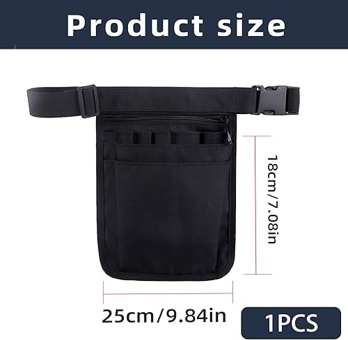 Marsupio da lavoro al dettaglio, organizer da donna per infermiere, borsa da lavoro, cintura regolabile con scomparti multipli per forbici, set di accessori per la cura degli attrezzi da donna e uomo - Honorern